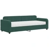 Image de vidaXL Lit de jour avec matelas vert foncé 80x200 cm velours