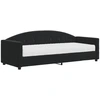 Image de vidaXL Lit de jour avec matelas noir 80x200 cm velours