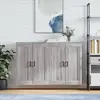 Image de vidaXL Armoires murales 2 pcs. Gris Sonoma Matériau dérivé du bois
