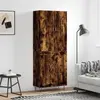 Image de vidaXL Highboard chêne fumé 69,5x34x180 cm bois composite
