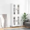 Image de vidaXL Highboard blanc 69,5x34x180 cm Bois composite