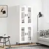 Image de vidaXL Highboard blanc 69,5x34x180 cm Bois composite