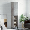 Image de vidaXL Highboard gris béton 34,5x34x180 cm Bois composite