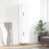 Image de vidaXL Highboard blanc 34,5x34x180 cm Bois composite
