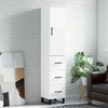 Image de vidaXL Highboard blanc 34,5x34x180 cm Bois composite
