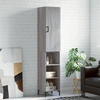 Image de vidaXL Highboard Gris Sonoma 34,5x34x180 cm Matériau dérivé du bois