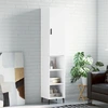 Image de vidaXL Highboard blanc 34,5x34x180 cm Bois composite