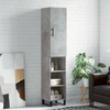 Image de vidaXL Highboard gris béton 34,5x34x180 cm Bois composite