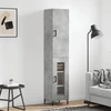 Image de vidaXL Highboard gris béton 34,5x34x180 cm Bois composite