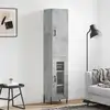 Image de vidaXL Highboard gris béton 34,5x34x180 cm Bois composite