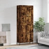 Image de vidaXL Highboard chêne fumé 69,5x34x180 cm bois composite