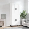 Image de vidaXL Highboard blanc 69,5x34x180 cm Bois composite