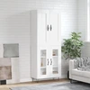 Image de vidaXL Highboard blanc 69,5x34x180 cm Bois composite