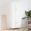 Image de vidaXL Highboard blanc 69,5x34x180 cm Bois composite