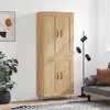 Image de vidaXL Highboard chêne Sonoma 69,5x34x180 cm Matériau dérivé du bois