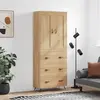 Image de vidaXL Highboard chêne Sonoma 69,5x34x180 cm Matériau dérivé du bois
