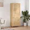 Image de vidaXL Highboard chêne Sonoma 69,5x34x180 cm Matériau dérivé du bois