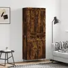 Image de vidaXL Highboard chêne fumé 69,5x34x180 cm bois composite