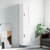 Image de vidaXL Highboard blanc 34,5x34x180 cm Bois composite