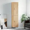 Image de vidaXL Highboard chêne Sonoma 34,5x34x180 cm Matériau dérivé du bois