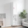 Image de vidaXL Highboard blanc 34,5x34x180 cm Bois composite
