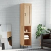 Image de vidaXL Highboard chêne Sonoma 34,5x34x180 cm Matériau dérivé du bois