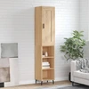 Image de vidaXL Highboard chêne Sonoma 34,5x34x180 cm Matériau dérivé du bois