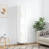 Image de vidaXL Highboard blanc 34,5x34x180 cm Bois composite