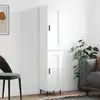 Image de vidaXL Highboard blanc 34,5x34x180 cm Bois composite