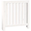 Image de vidaXL Habillage de radiateur Blanc 79,5x19x84 cm Pin massif