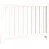 Image de vidaXL Habillage de radiateur blanc 108,5x19x84 cm pin massif
