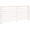 Image de vidaXL Habillage de radiateur Blanc 169x19x84 cm Pin massif