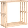 Image de vidaXL Étagère à bois de chauffage d'extérieur 108x52x106 cm Pin massif