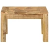 Image de vidaXL Table basse 55x55x35 cm en bois massif de manguier