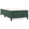 Image de vidaXL Lit boxspring avec matelas vert foncé 80x200 cm velours