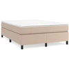Image de vidaXL Lit boxspring matelas cappuccino brun 180x200 cm similicuir