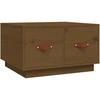 Image de vidaXL Table basse marron miel 60x53x35 cm pin massif