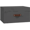 Image de vidaXL Table de nuit murale Gris 40x29,5x22 cm
