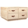 Image de vidaXL Table basse 80x80x45 cm pin massif
