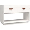 Image de vidaXL Armoire TV Blanc 90x40x60 cm Pin massif