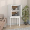 Image de vidaXL Highboard blanc 60x40x120 cm pin massif