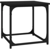 Image de vidaXL Table d'appoint noire 40x40x40 cm Bois composite