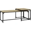 Image de vidaXL Tables basses 2 pcs. chêne Sonoma bois composite