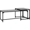 Image de vidaXL Tables basses 2 pcs. Gris Sonoma Matériau dérivé du bois