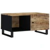 Image de vidaXL Table basse 80x50x40 cm bois massif mangue & bois composite