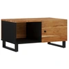 Image de vidaXL Table basse 80x50x40 cm bois massif acacia & bois composite