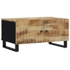 Image de vidaXL Table basse 80x50x40 cm bois massif mangue & bois composite