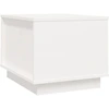 Image de vidaXL Table basse blanche 40x50x35 cm pin massif