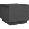 Image de vidaXL Table basse Gris 40x50x35 cm Pin massif
