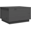 Image de vidaXL Table basse Gris 60x50x35 cm Pin massif